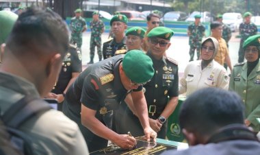 Peresmian Lapangan Tenis Korem 063, Pangdam III/Siliwangi Tekankan Kebugaran dan Kebersamaan